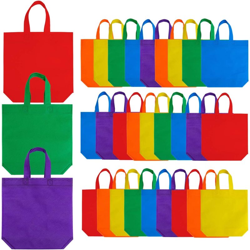 Wholesale Eco Reusable Supermarket Grocery Promotion Shopping Non Woven Carry Fabric Tote  Bag