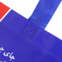 Custom print logos reusable grocery recycled eco bag pp laminated non woven fabric carry shopping bag