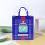 Custom print logos reusable grocery recycled eco bag pp laminated non woven fabric carry shopping bag