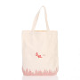 Custom Reusable Organic Cotton Canvas Promotional Shopping Tote Bags With Custom Logo Printed