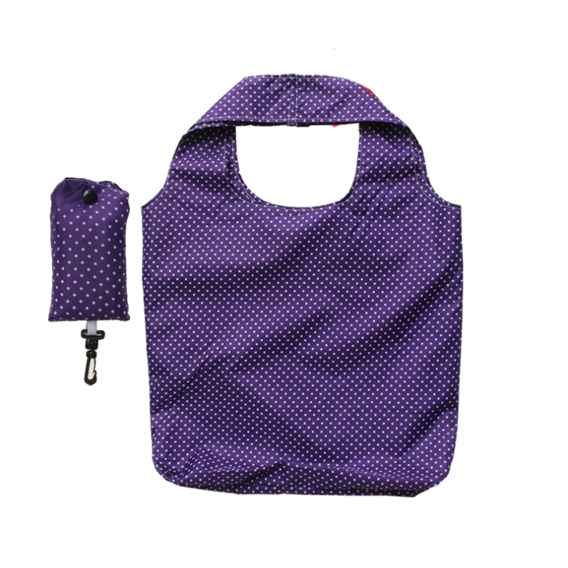 cheap factory price custom  cute fruit  design 190T polyester shopping foldable  bag