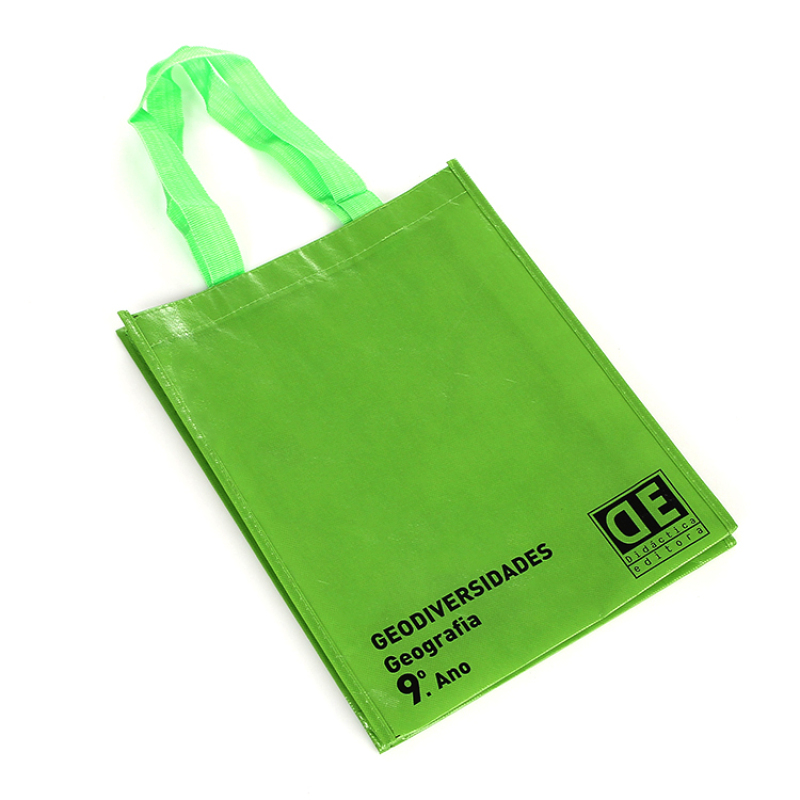 Eco friendly laminated custom advertising printable pattern waterproof non woven tote bag