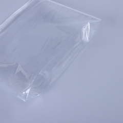 Portable Waterproof Transparent PVC Makeup Bag Travel Clear PVC Wash Toiletry Cosmetic Bag With Custom Logo