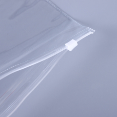 Portable Waterproof Transparent PVC Makeup Bag Travel Clear PVC Wash Toiletry Cosmetic Bag With Custom Logo