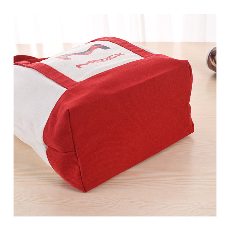 Wholesale grocery heavy duty extra large custom cotton canvas tote shopping bag