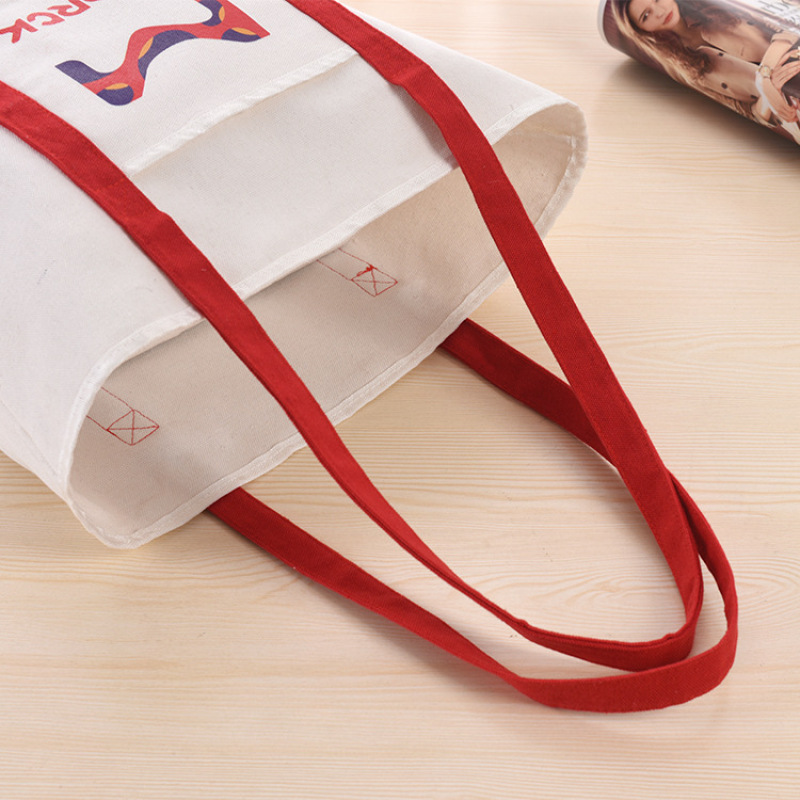 Wholesale grocery heavy duty extra large custom cotton canvas tote shopping bag