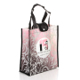 recycled eco-friendly waterproof pink custom laminated non woven reusable shopping bag