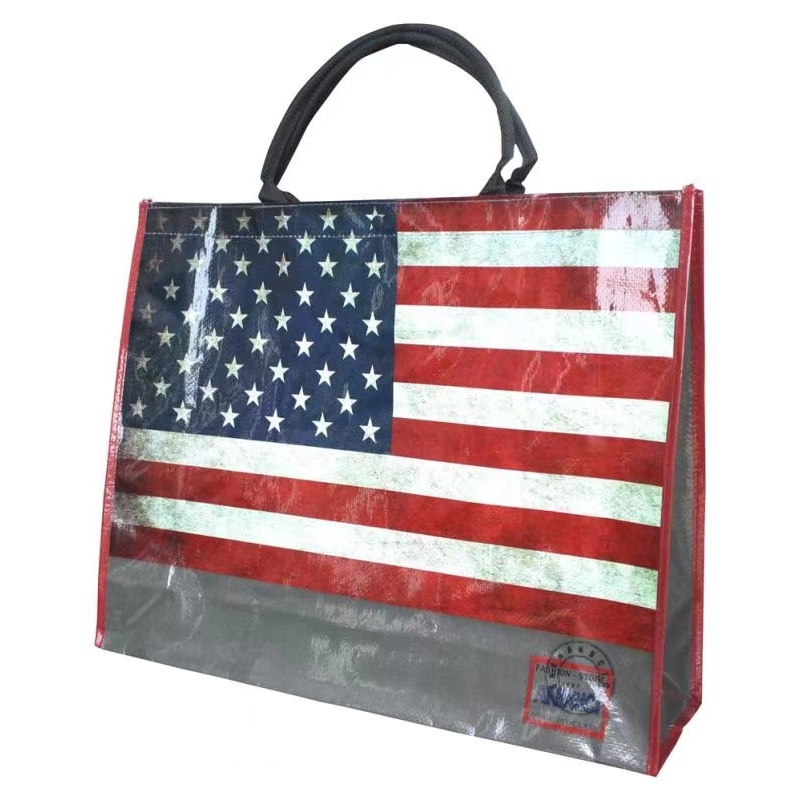 NEW Wholesales colorful Blue Frakta Large Reusable Shopping PP Woven Laminated Tarpaulin Storage Bags