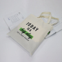 Wholesale large capacity custom printed cotton canvas shopping tote bag