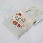 Wholesale large capacity custom printed cotton canvas shopping tote bag