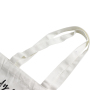 Best price  good quality Custom logo silk-screen 12oz heavy duty  white color 100% cotton promotional handle bag
