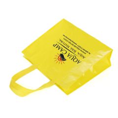 wholesale custom grocery laminated eco rpet pp woven shopping bag reusable