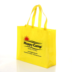 wholesale custom grocery laminated eco rpet pp woven shopping bag reusable