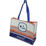 Custom Reusable Grocery Eco Friendly Rpet Non Woven Handled Shopping 120gsm 140gsm Pp Woven Bag