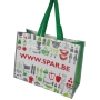 Custom Reusable Grocery Eco Friendly Rpet Non Woven Handled Shopping 120gsm 140gsm Pp Woven Bag