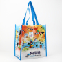 Custom Reusable Grocery Eco Friendly Rpet Non Woven Handled Shopping 120gsm 140gsm Pp Woven Bag