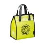 custom logo printing Fashion  pp non woven grocery ice cooler tote bag