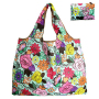 Large capacity custom logo grocery nylon foldable reusable shopping bag