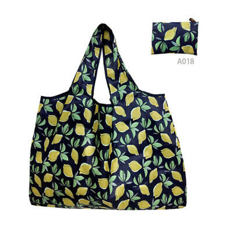 Large capacity custom logo grocery nylon foldable reusable shopping bag