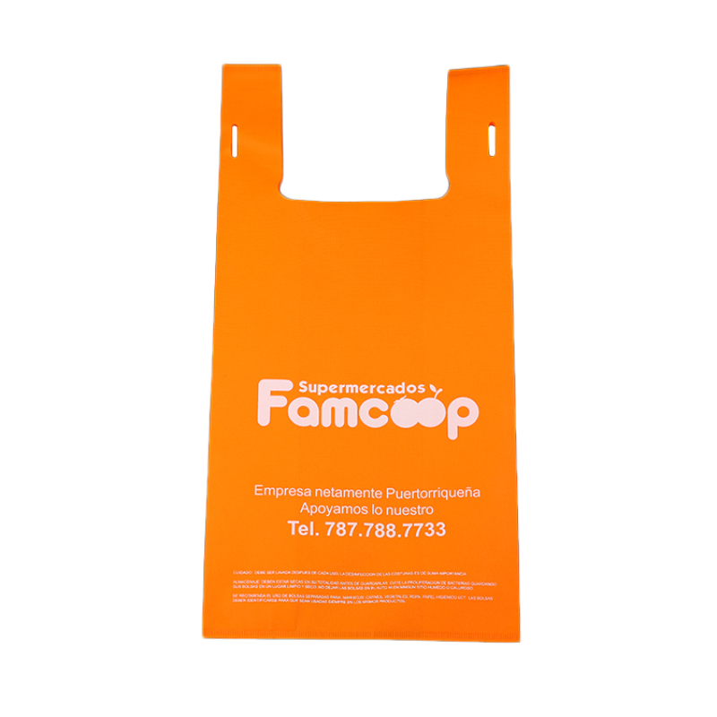 ECO U Shape Die Cut   Non woven T shirt Shopping Bag  Vest  Non Woven Fabric Carry Bags