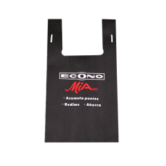 ECO U Shape Die Cut   Non woven T shirt Shopping Bag  Vest  Non Woven Fabric Carry Bags