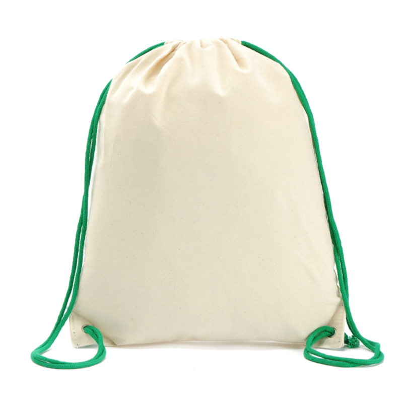 cheap price manufacturer eco-friendly canvas shopping bag  reusable bags drawstring cotton bag for outdoor use