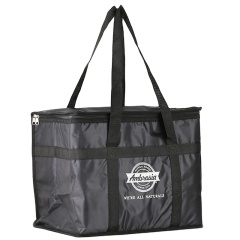 Wholesale custom logo waterproof portable large thermal insulated food cooler bags