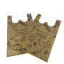 Customer Logo Eco-Friendly  Reusable Die-cut Grocery Non Woven T shirt Shopping bag