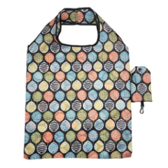 wholesale eco friendly polyester grocery bags reusable foldable for shopping
