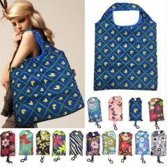 wholesale eco friendly polyester grocery bags reusable foldable for shopping
