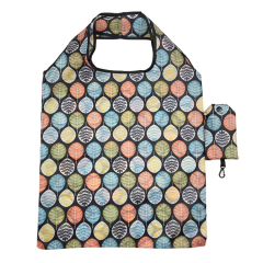 wholesale eco friendly polyester grocery bags reusable foldable for shopping