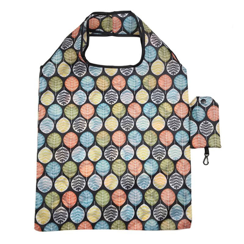 wholesale eco friendly polyester grocery bags reusable foldable for shopping