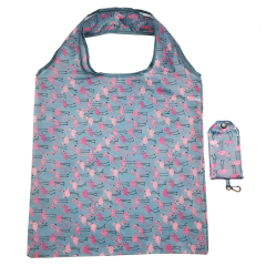 wholesale eco friendly polyester grocery bags reusable foldable for shopping