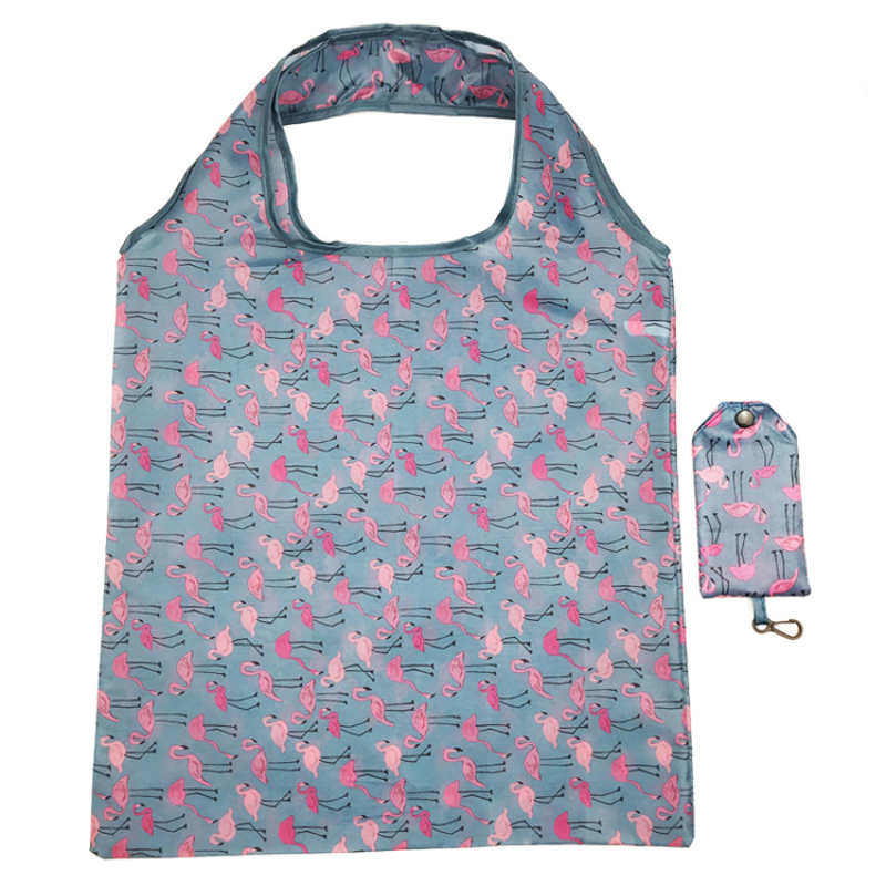 wholesale eco friendly polyester grocery bags reusable foldable for shopping