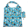 wholesale eco friendly polyester grocery bags reusable foldable for shopping