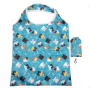 wholesale eco friendly polyester grocery bags reusable foldable for shopping