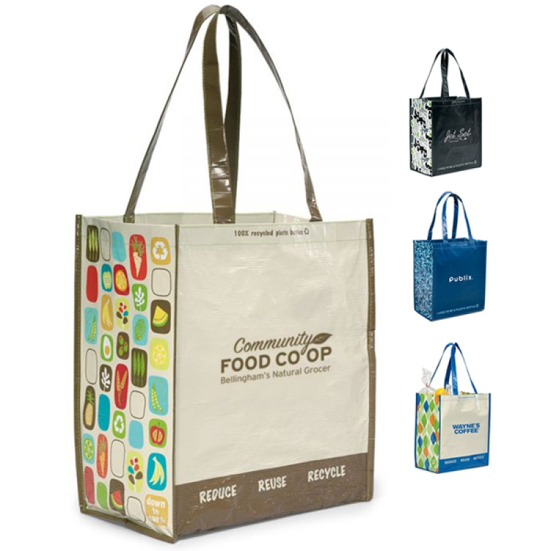 wholesale custom printable pattern reusable pp laminated non woven shopping tote bags