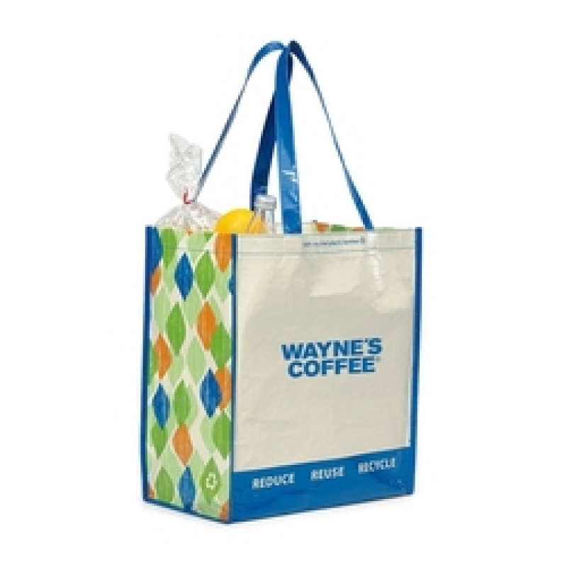wholesale custom printable pattern reusable pp laminated non woven shopping tote bags