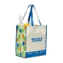 wholesale custom printable pattern reusable pp laminated non woven shopping tote bags