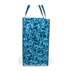 wholesale custom printable pattern reusable pp laminated non woven shopping tote bags