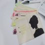 Custom Small Eco Friendly Blank Gold Make Up Pouch Recycled Plain Cotton Canvas Zipper Bag