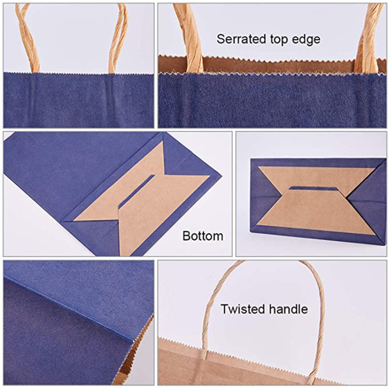 Eco Friendly Recyclable Luxurious Clothing Shoe Bag Retail Gift Shopping Paper Bags