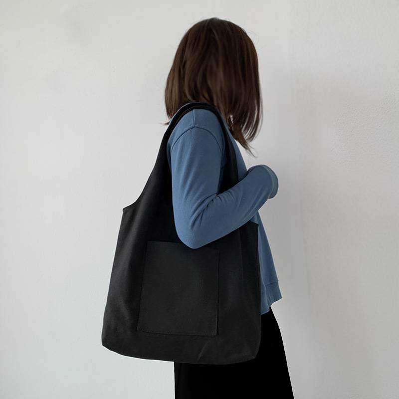 wholesale grocery plain tote bag reusable cotton canvas shopping bag custom logo