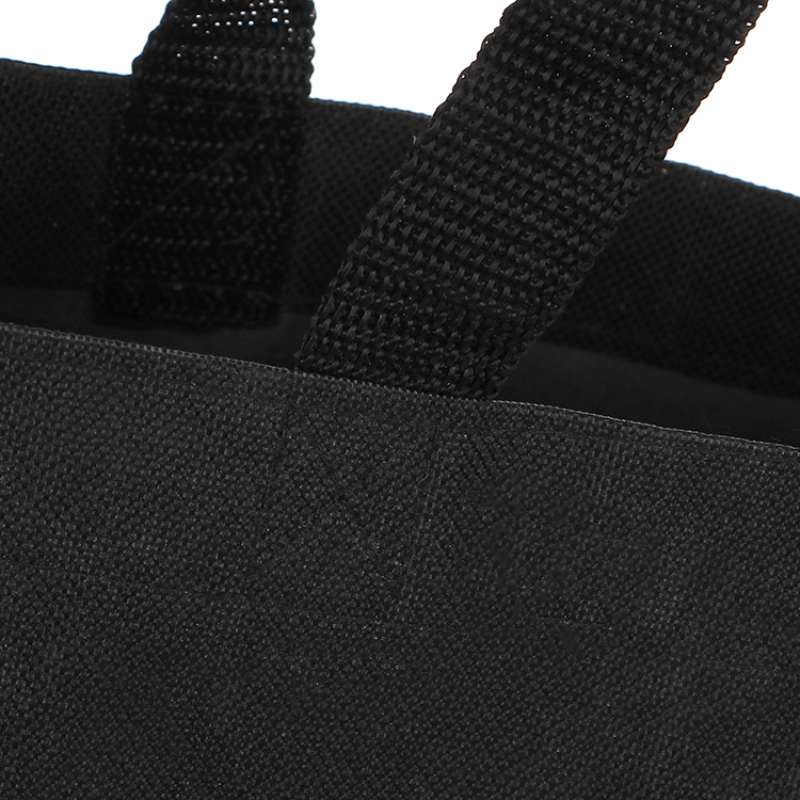 wholesale cheap eco-friendly black sewing non woven polypropylene  promotional tote shopping bag custom non woven bag