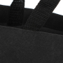 wholesale cheap eco-friendly black sewing non woven polypropylene  promotional tote shopping bag custom non woven bag