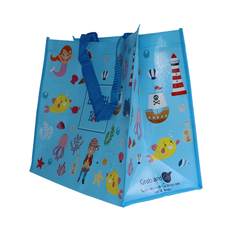 Good quality wholesale reusable Lamination non woven bag Thailand beach bag