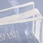 Popular fashion shopping color PVC handbag cosmetic bag Tote bag shopping bag customization