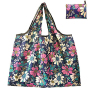 custom eco friendly grocery waterproof polyester reusable foldable tote shopping bag