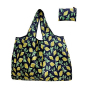 custom eco friendly grocery waterproof polyester reusable foldable tote shopping bag