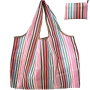 custom eco friendly grocery waterproof polyester reusable foldable tote shopping bag